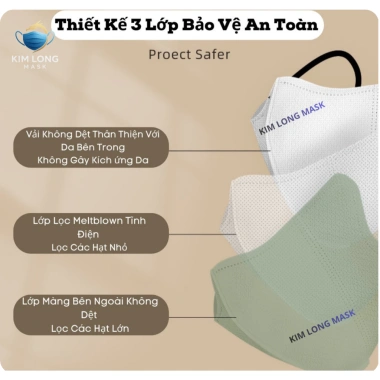 Combo 100 chiếc Khẩu Trang 5D Thịnh Phát 3 Lớp Kháng Khuẩn Lọc Bụi Mịn UV 45k 8