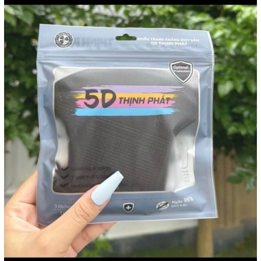 Combo 100 chiếc Khẩu Trang 5D Thịnh Phát – Kháng khuẩn, Chống nắng, bụi, UV 10