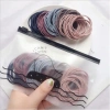 Combo 100 chun buộc tóc thun cột trơn đa màu - Giá chỉ 20.000đ, ưu đãi cho nàng 10