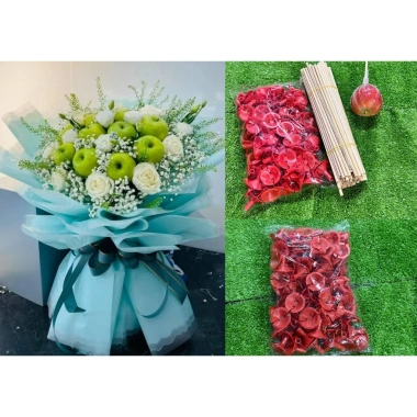 Combo 100 Đế Nhựa + Que Tre - Nắp Đỡ Hoa Quả, Bánh Kẹo, Giỏ Quả - Giá 42.000₫ 4 Combo 100 Đế Nhựa + Que Tre - Nắp Đỡ Hoa Quả, Bánh Kẹo, Giỏ Quả - Giá 42.000₫ 4