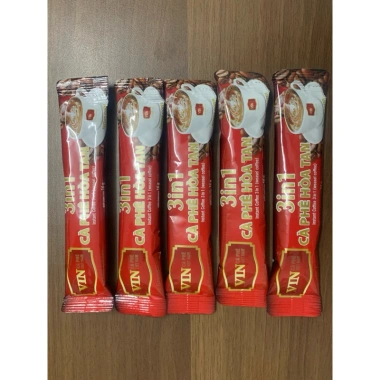 Combo 100 gói Cà Phê Hòa Tan 3 trong 1 Vị Vin 16g Hạn dùng 2.027 Giá 120.000 VND 4