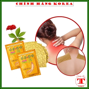 Combo 100 gói Cao dán hồng sâm Himena Hàn Quốc chính hãng - Giá ưu đãi 2.45 triệu