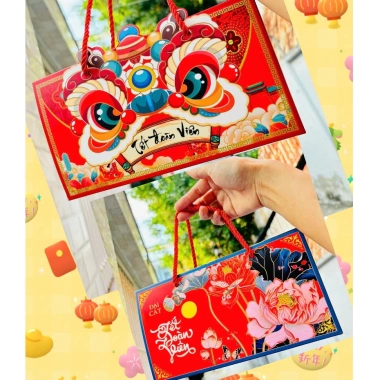 Combo 100 hộp 2 bánh trung thu Lân & Hoa Sen 2.025 - Giá ưu đãi 299.000đ