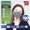 Combo 100 khẩu trang 5D 3 lớp ôm mặt, dễ thở, kháng khuẩn, quai mềm – 49.000đ 7