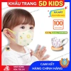 Combo 100 khẩu trang 5D cho bé, thoáng mát, đa dạng mẫu mã 0-8 tuổi, giá ưu đãi 16.099đ