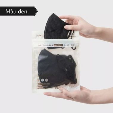 Combo 100 khẩu trang UNICARE 6D ProMask 3 lớp kháng khuẩn, quai chun mềm mại - 126.000₫ 6