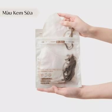Combo 100 khẩu trang UNICARE 6D ProMask 3 lớp kháng khuẩn, quai chun mềm mại - 126.000₫ 8