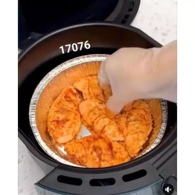Combo 100 khay 22cm +10 khay tặng lót nồi chiên không dầu, lò nướng, đĩa nhôm - 95.000₫