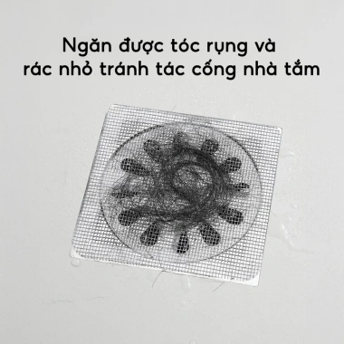 Combo 100 miếng dán lọc rác cống nước - Ngăn côn trùng, chậu rửa, chỉ 58.000đ 2