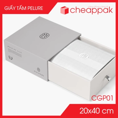 Combo 100 tấm giấy Pelure 20x40 cm - Giấy nến bọc hàng quần áo, giảm giá 37.000₫