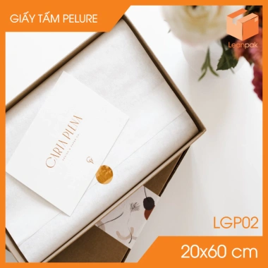 Combo 100 tấm giấy Pelure 20x60 cm - Giấy nến gói hàng, bọc quà, quần áo - 48.000₫ 5