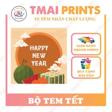 Combo 100 tem Tết - Dán Quà Dưa Hấu, Lọ Hạt, Bánh Chưng Hình Vuông chỉ 65.000₫ 3 Combo 100 tem Tết - Dán Quà Dưa Hấu, Lọ Hạt, Bánh Chưng Hình Vuông chỉ 65.000₫ 3