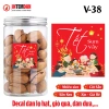 Combo 100 tem Tết Vinh Liên - Dán lọ hạt, giỏ quà, dưa hấu - Giá ưu đãi 55.000đ