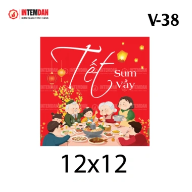 Combo 100 tem Tết Vinh Liên - Dán lọ hạt, giỏ quà, dưa hấu - Giá ưu đãi 55.000đ 8