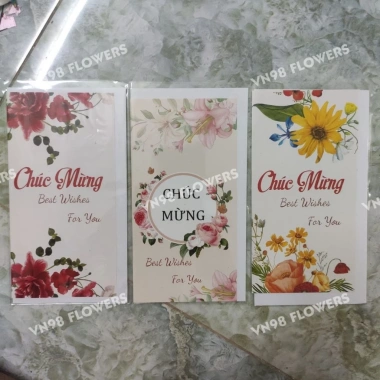 Combo 100 thiệp chúc mừng + bó hoa 14/2, 8/3, 20/10, 20/11 - Giá 79.000₫ VN98 Flowers 4