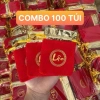 Combo 100 Túi Gấm Nhung Phúc Lộc Đỏ May Mắn 7x9cm Phong Thuỷ Giá ưu đãi 71.020₫ 6