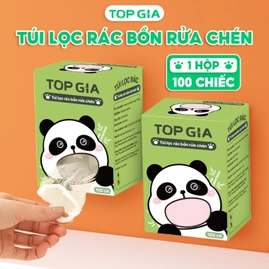 Combo 100 túi lọc rác bồn rửa chén bát TopGia - Tiện lợi, siêu tiết kiệm, giá 35k