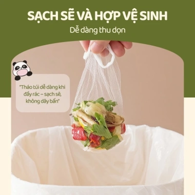 Combo 100 túi lọc rác bồn rửa chén bát TopGia - Tiện lợi, siêu tiết kiệm, giá 35k