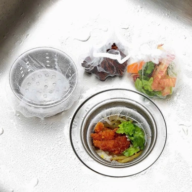 Combo 100 túi lọc rác bồn rửa chén, túi lưới lọc, bọc đựng rác - Giá 10.000₫ 3
