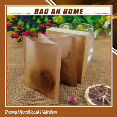 Combo 100 túi lọc trà cà phê giấy nâu hàn nhiệt đa kích thước - BAOANHOME 18.000₫ 5