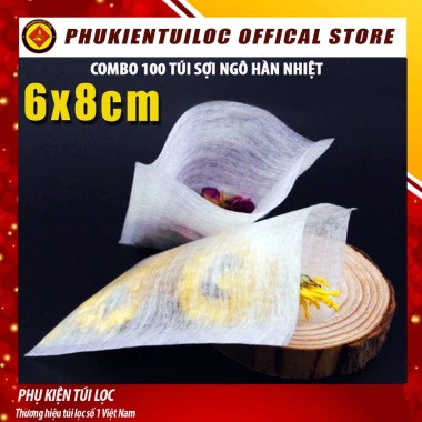 Combo 100 Túi Lọc Trà, Cà Phê, Thảo Dược - Sợi Ngô Nhập Khẩu Hàn Nhiệt, Đa Kích Thước, Giá 39.000đ