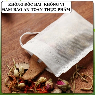 Combo 100 Túi Lọc Trà, Cafe, Thảo Dược Đa Kích Thước - Công Nghệ Mới PHUKIENTUILOC - 13.000 VND