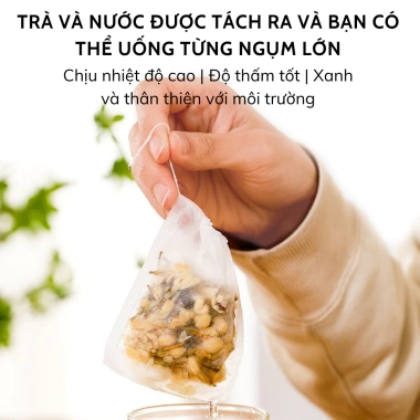 Combo 100 Túi Lọc Trà và Cà Phê Dây Rút GIGAHOME Vải Không Dệt - Chỉ 23.000₫ 2 Combo 100 Túi Lọc Trà và Cà Phê Dây Rút GIGAHOME Vải Không Dệt - Chỉ 23.000₫ 2