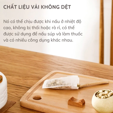 Combo 100 Túi Lọc Trà và Cà Phê Dây Rút GIGAHOME Vải Không Dệt - Chỉ 23.000₫