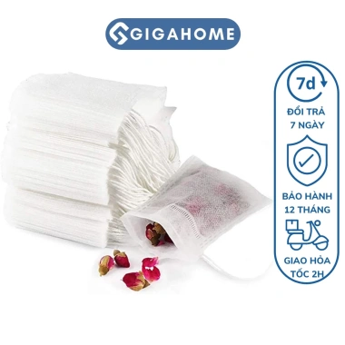 Combo 100 Túi Lọc Trà và Cà Phê Dây Rút GIGAHOME Vải Không Dệt - Chỉ 23.000₫ 9 Combo 100 Túi Lọc Trà và Cà Phê Dây Rút GIGAHOME Vải Không Dệt - Chỉ 23.000₫ 9