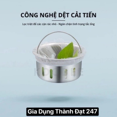 Combo 100 túi lưới lọc rác Helfer cho bồn rửa chén Giá chỉ 10.500đ siêu rẻ 7