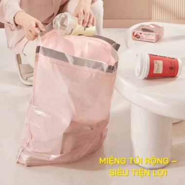 Combo 100 túi rác nhà bếp chống rò rỉ, chống thủng bền, gọn mang đi LIKE TR03 2