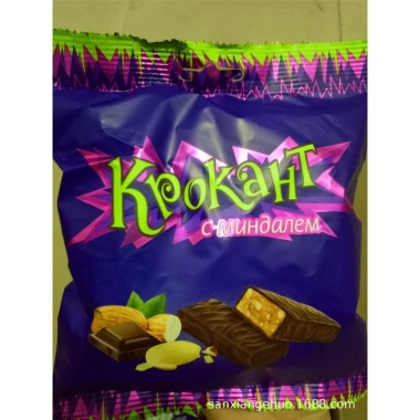 Combo 1.000g Kẹo Tím Krokant Socola Hạnh Nhân Nga - Giòn Ngon, Giá 149.500₫