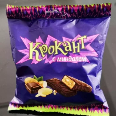 Combo 1.000g Kẹo Tím Krokant Socola Hạnh Nhân Nga - Giòn Ngon, Giá 149.500₫