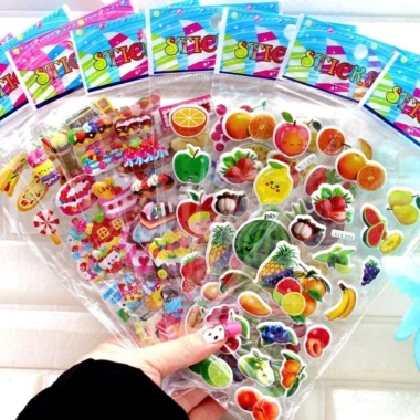 Combo 100+50 Sticker 3D Nổi - Hình Dán Trang Trí Quà Tặng Bé Giá 76.000đ
