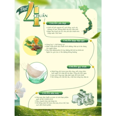 Combo 10/20 hũ yến chưng nguyên chất - Đông trùng hạ thảo, đường phèn, hạt chia, táo đỏ, mật dừa, giá ưu đãi 700.000đ