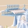 Combo 10/30/50 Móc Treo Quần Áo Trẻ Em Nhựa Chống Trượt Điều Chỉnh Độ Rộng - 29.000đ 4