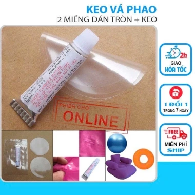 Combo 10c Keo và Vá Dán Đa Năng Bể Bơi, Phao Bơi, Đệm Hơi - Giá 45k (Giảm 9k) 5