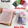 Combo 10c Túi Dây Rút Lưới Trang Sức, Hoa Khô, Bánh Kẹo - Nhiều Màu, Giá 9.999 VND
