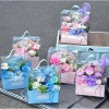 Combo 10c Túi Mica Bì Thư Romantic Day kèm hoa - Đựng Quà Sang Trọng Giá 230.000₫ 2