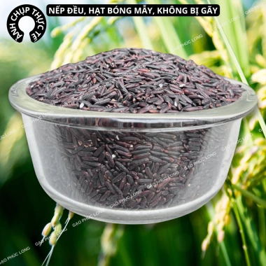 Combo 10kg Nếp Than Nếp Cẩm - Dùng làm xôi, chè, sữa chua dẻo, thơm ngon, tốt sức khỏe - Giá 68.000 VNĐ 5