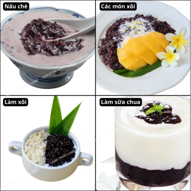 Combo 10kg Nếp Than Nếp Cẩm - Dùng làm xôi, chè, sữa chua dẻo, thơm ngon, tốt sức khỏe - Giá 68.000 VNĐ 6