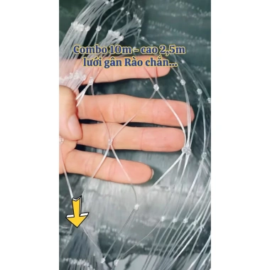 Combo 10m Lưới Gân Rào Kéo - Khổ 2,5m, Đơn Giá 1m, Giá Ưu Đãi 125.000 VNĐ 8 Combo 10m Lưới Gân Rào Kéo - Khổ 2,5m, Đơn Giá 1m, Giá Ưu Đãi 125.000 VNĐ 8