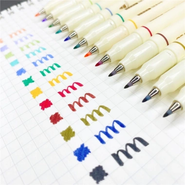 Combo 12 Bút Calligraphy Brush Soft Pastel Lalunavn A71 Giá 200k Bullet Journal 4