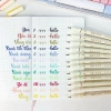 Combo 12 Bút Calligraphy Brush Soft Pastel Lalunavn A71 Giá 200k Bullet Journal 8