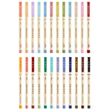 Combo 12 Bút Calligraphy Brush Soft Pastel Lalunavn A71 Giá 200k Bullet Journal 9
