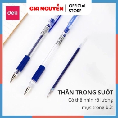 Combo 12 Bút Gel Deli 6.600s DAILY Ngòi 0.5mm + Ruột G34 G36 - 55.000 5 Combo 12 Bút Gel Deli 6.600s DAILY Ngòi 0.5mm + Ruột G34 G36 - 55.000 5