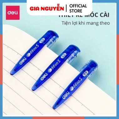 Combo 12 Bút Gel Deli 6.600s DAILY Ngòi 0.5mm + Ruột G34 G36 - 55.000