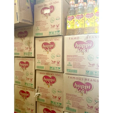 Combo 12 Chai Dầu Ăn Happi Koki 400ml - Giá chỉ 265.000đ, giảm tới 20%