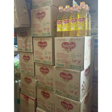 Combo 12 Chai Dầu Ăn Happi Koki 400ml - Giá chỉ 265.000đ, giảm tới 20%