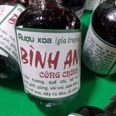 Combo 12 chai Dầu xoa bóp Gia truyền BÌNH AN 30ml - Giảm đau xương khớp, bong gân, tê bì, giảm giá 276k